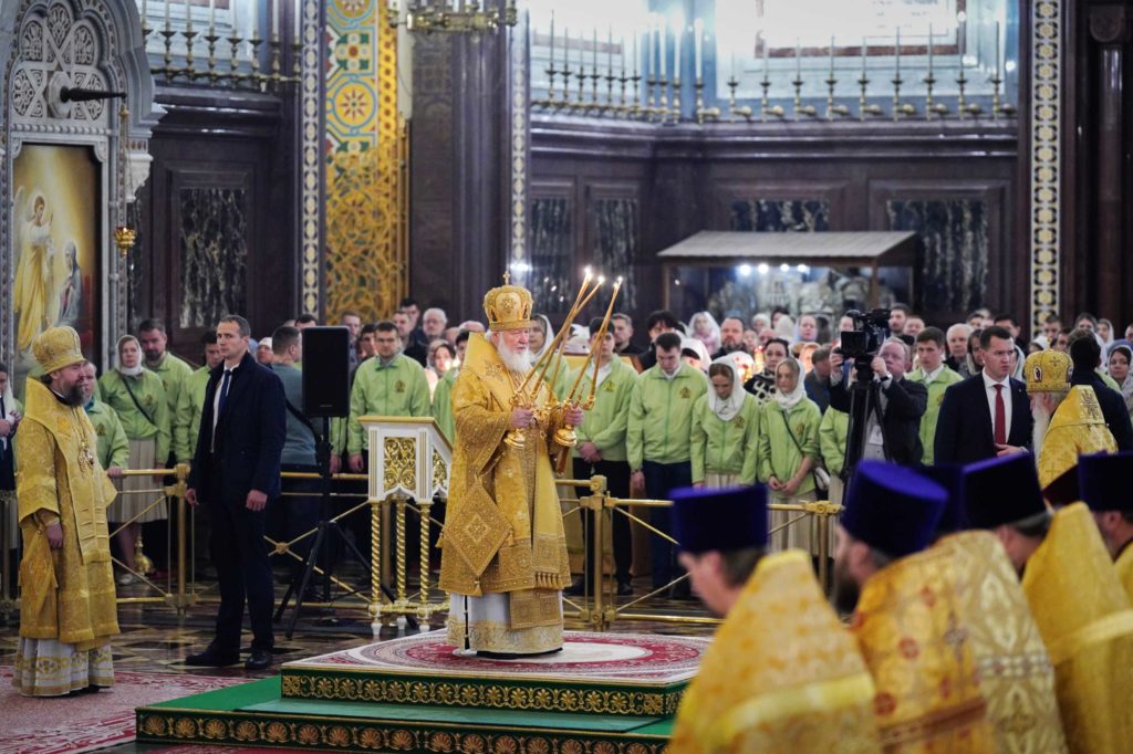 Патриаршая проповедь в Неделю 23-ю по Пятидесятнице после Литургии в Храме Христа Спасителя
