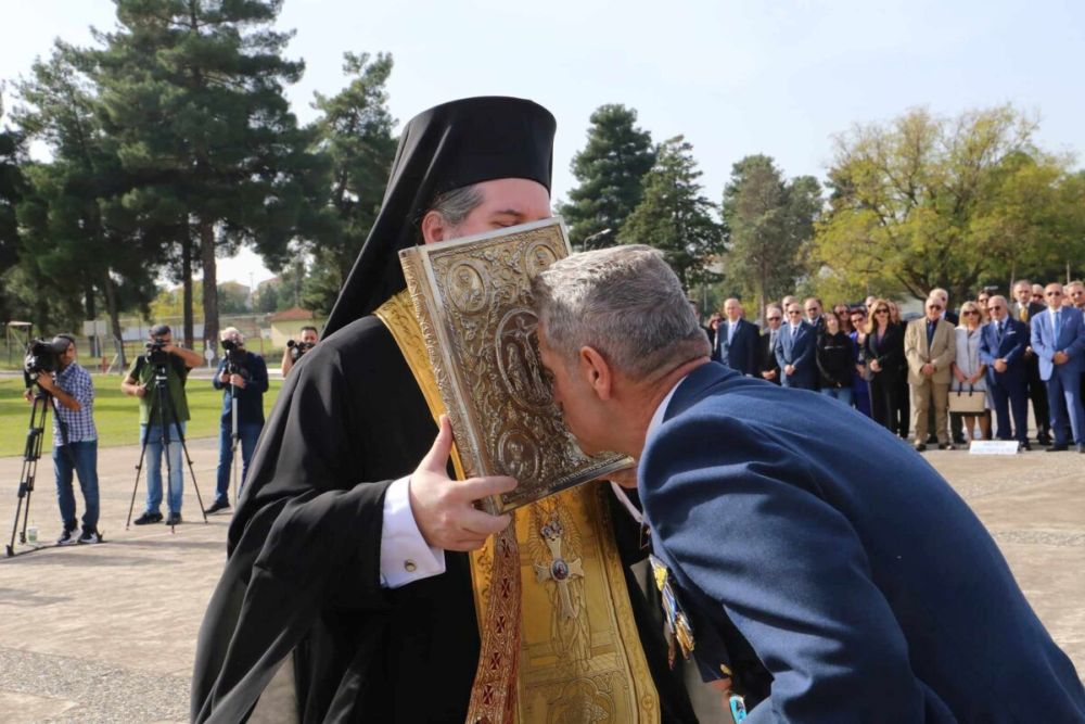 Δοξολογία για τον Προστάτη της Πολεμικής Αεροπορίας στην 110 Πτέρυγα Μάχης