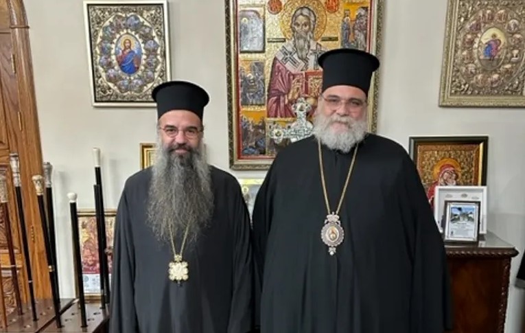 Επίσκεψη του Επισκόπου Κωνσταντιανής Κοσμά στην Ιερά Μητρόπολη Ταμασού και Ορεινής