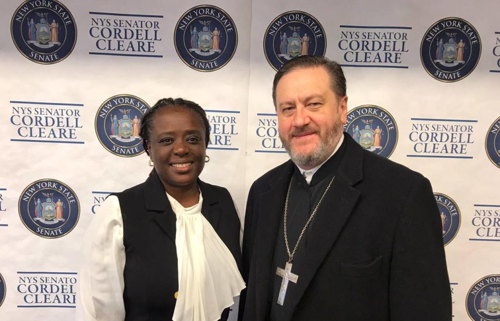Клирик Русской Православной Церкви принял участие во встрече с сенатором штата Нью-Йорк