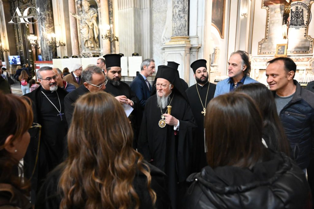 Αναγόρευση του Οικουμενικού Πατριάρχου σε Επίτιμο Διδάκτορα της Ποντιφικής Θεολογικής Σχολής Νότιου Ιταλίας