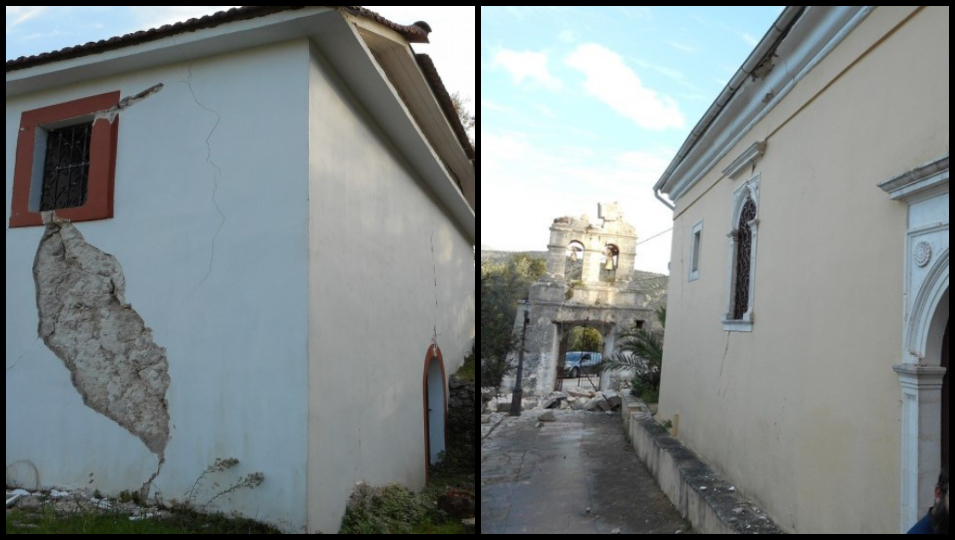 Αποκατάσταση σεισμόπληκτων εκκλησιών στο Δράγανο Λευκάδας