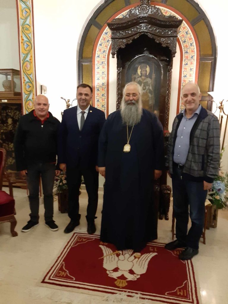 Στον Μητροπολίτη Κίτρους Γεώργιο μέλη του Σωματείου Ιεροψαλτών Ν. Τρικάλων