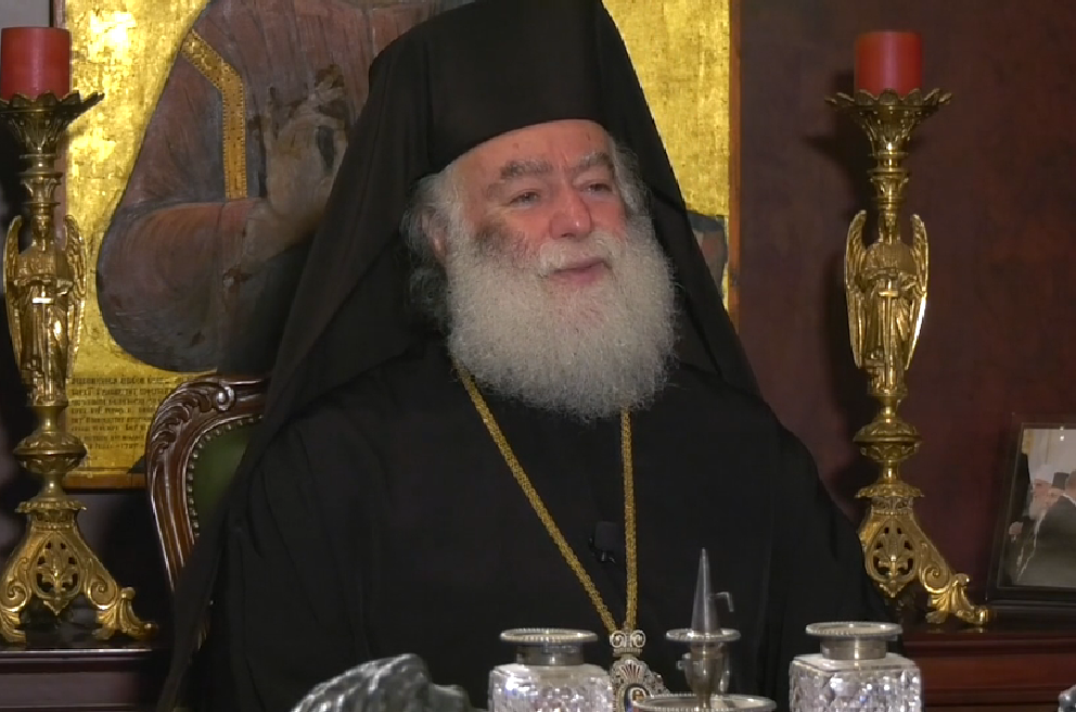 البابا ثيودروس يترأس صلاة غروب عيد القديس نكتاريوس