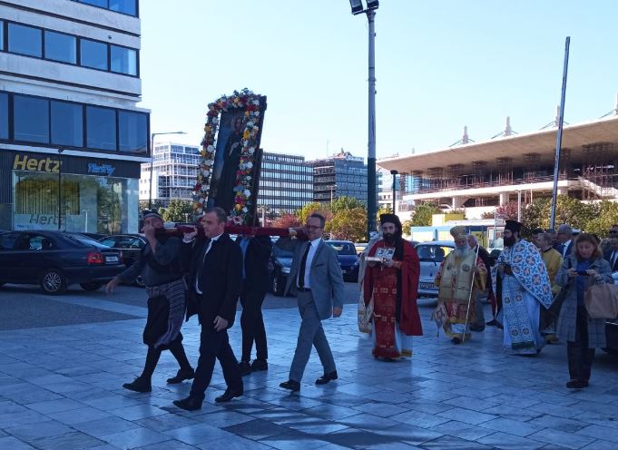 Ο Μητροπολίτης Εφραίμ στον εορτασμό του Αγίου Νεομάρτυρος Κωνσταντίνου του Υδραίου στον Πειραιά