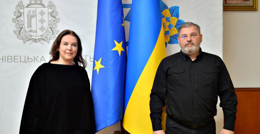 Consulul General al României la Cernăuți a discutat cu autoritățile ucrainene despre renovarea casei lui Aron Pumnul