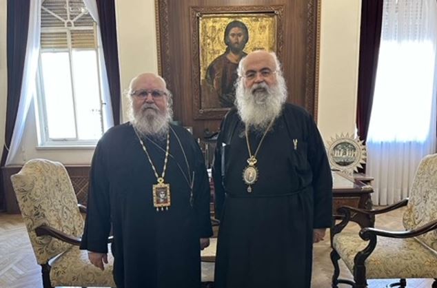 Ο Μητροπολίτης Καισαριανής Δανιήλ στον Αρχιεπίσκοπο Κύπρου
