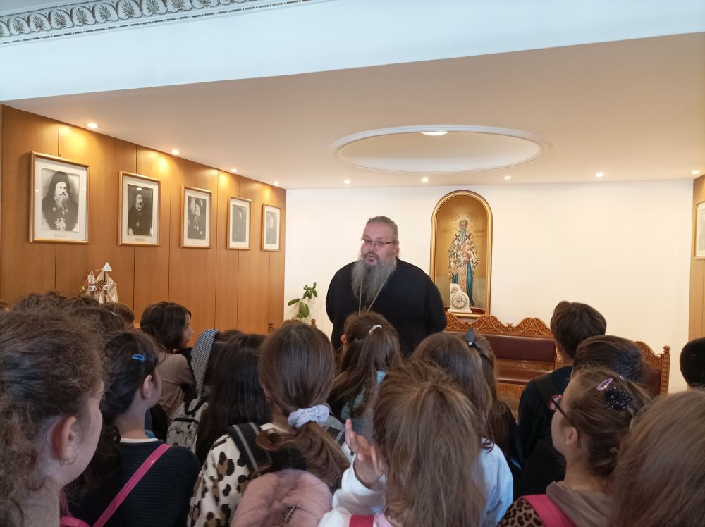 Μάθημα Θρησκευτικών στο Επισκοπείο της Λάρισας για τους μαθητές Δ’ Τάξης του 19ου Δημοτικού Σχολείου