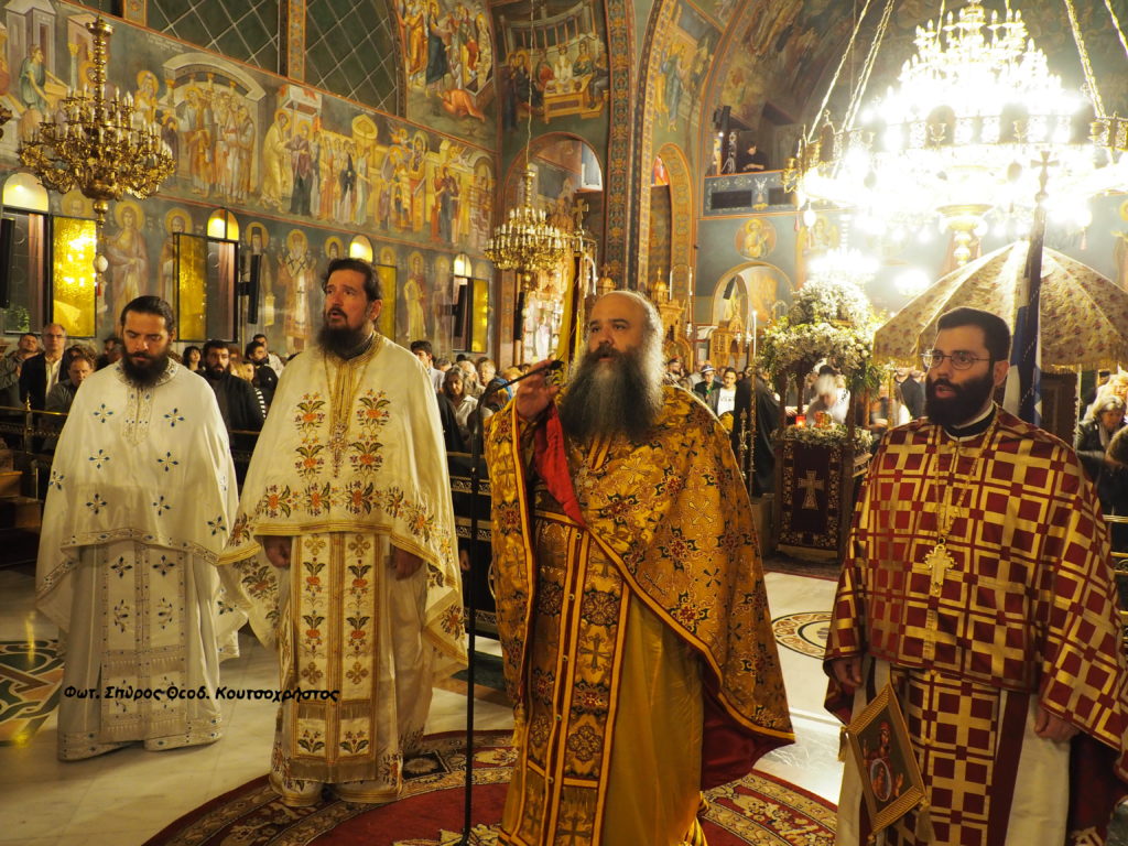 Η τελευταία Ιερά Αγρυπνία ενώπιον της Τιμίας Κάρας του Αγίου Ιωάννου του Xρυσοστόμου στην Αθήνα