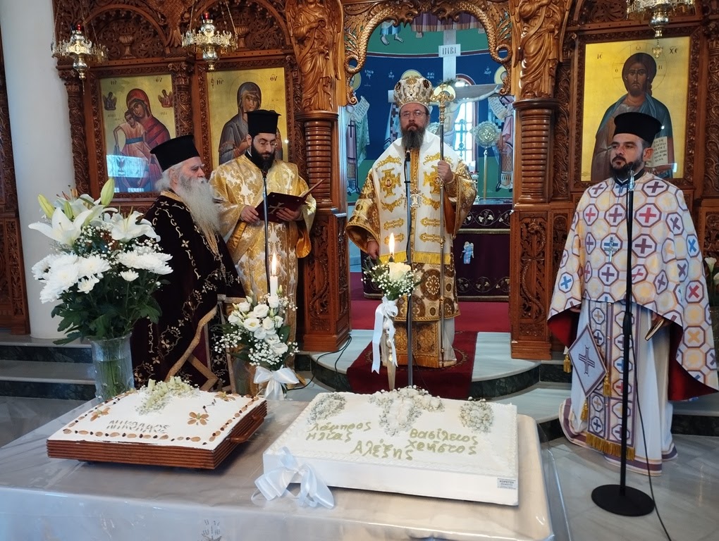 Ο Μητροπολίτης Αιτωλίας και Ακαρνανίας Δαμασκηνός στη Λεύκα Αγρινίου