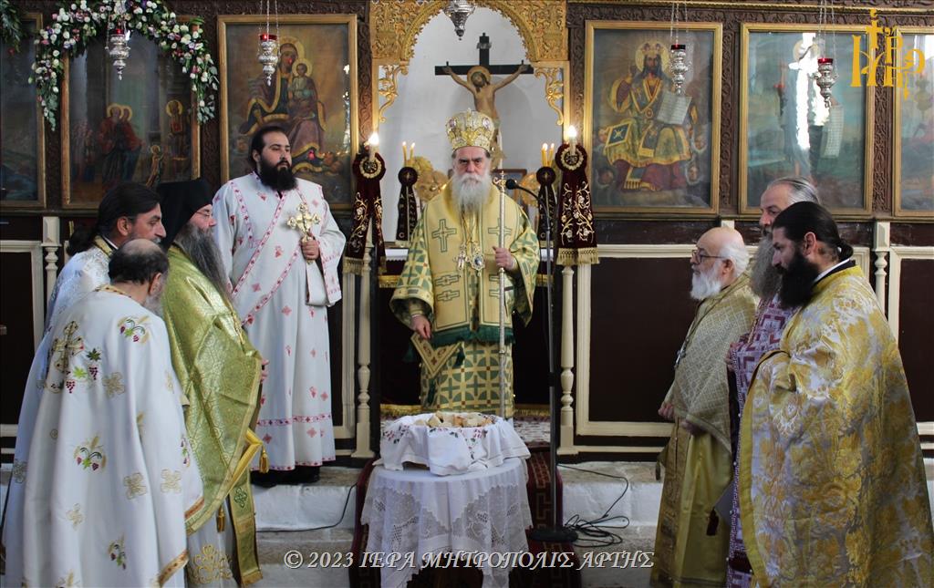 Εορτασμός Αγίου Δαμασκηνού του Στουδίτου στη Μητρόπολη Άρτης