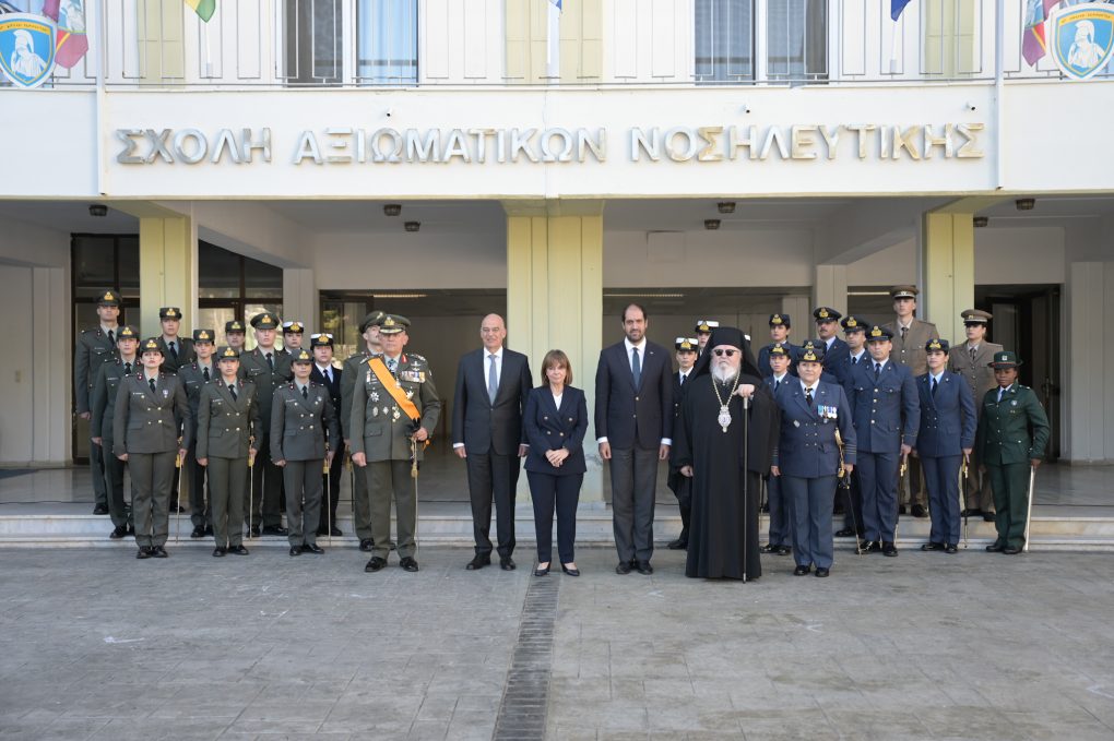 Ο Μητροπολίτης Καισαριανής στην τελετή ορκωμοσίας των νέων Αξιωματικών της ΣΑΝ