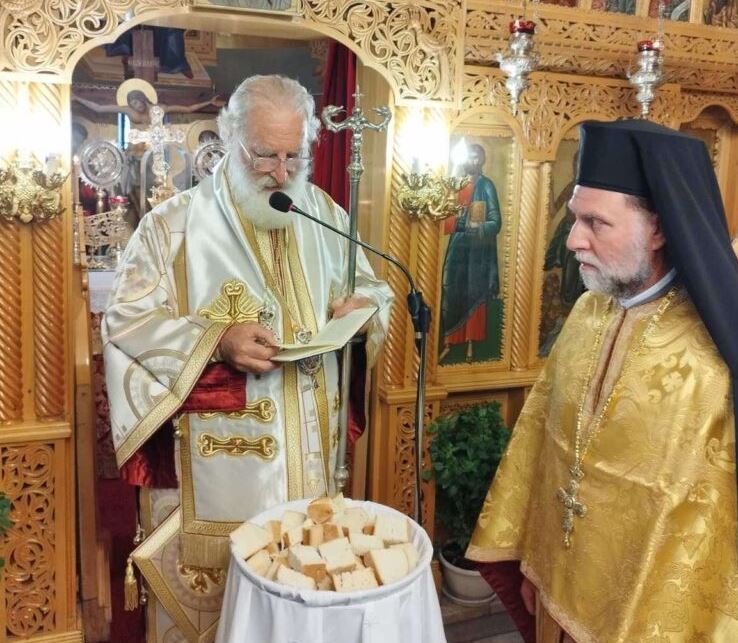 Ο Μητροπολίτης Αρκαλοχωρίου στον Ιερό Ναό Αγίου Νέστορος στη Θεσσαλονίκη