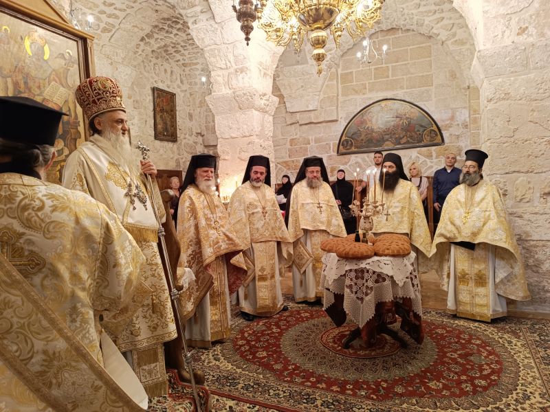 Ιεροσόλυμα: Προσευχήθηκαν στον Άγιο Δημήτριο για την παύση του δεινού πολέμου