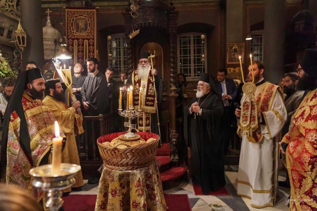 Ύδρα: Τρισαρχιερατικός Εσπερινός για την εορτή του Αγίου Νεομάρτυρος Κωνσταντίνου