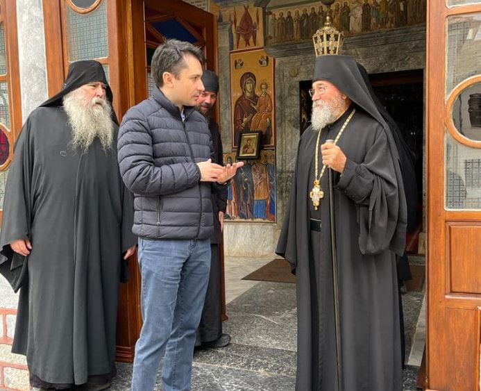 Στη Σκήτη Τιμίου Προδρόμου Αγίου Όρους ο Ρουμάνος επικεφαλής της Κρατικής Γραμματείας για τις Λατρείες