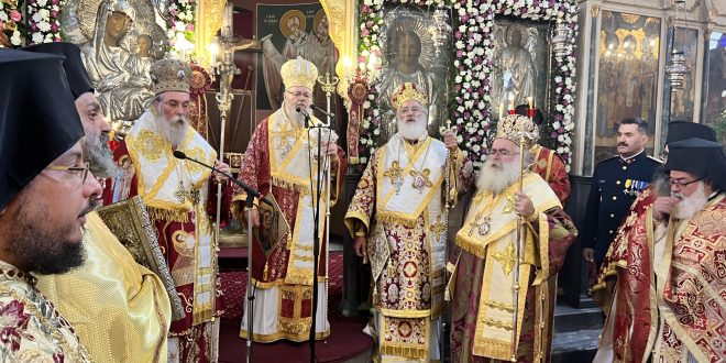 Αρχιερατικό συλλείτουργο για την Πολιούχο των Χανίων (ΒΙΝΤΕΟ)