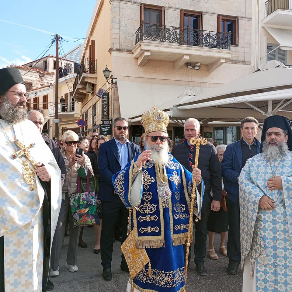 Λιτάνευση της Ιεράς Εικόνας των Εισοδίων της Θεοτόκου στην Αίγινα