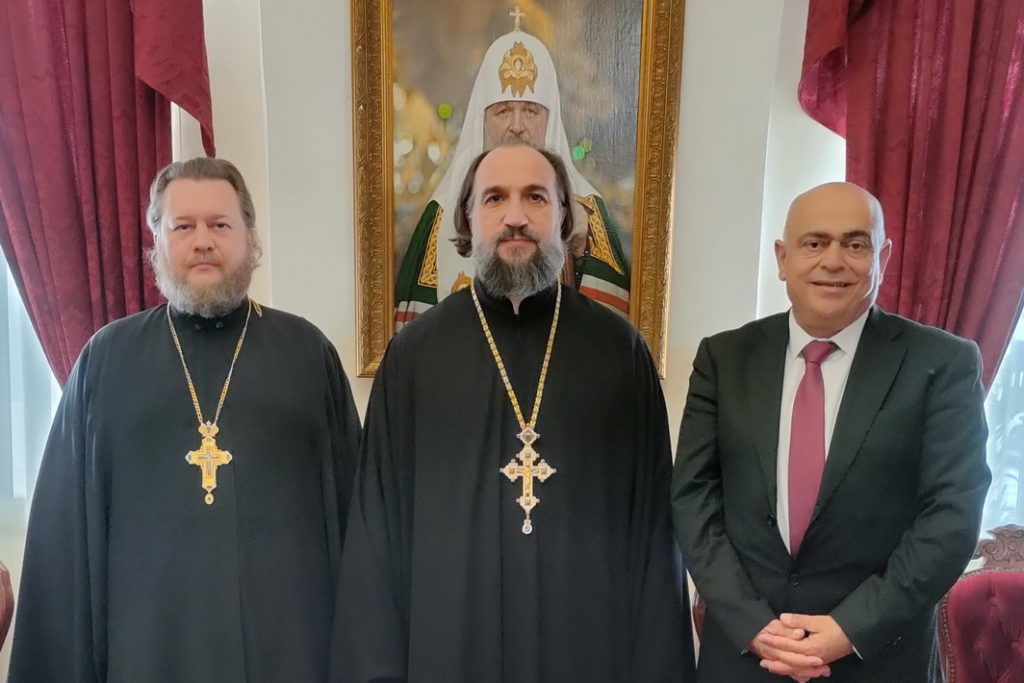 Русскую духовную миссию посетил глава Департамента МВД Израиля по делам христианских общин