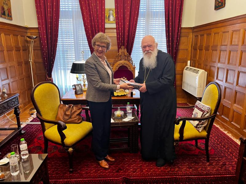 Συνάντηση Αρχιεπισκόπου Ιερωνύμου με την Πρέσβη της Ολλανδίας στην Ελλάδα
