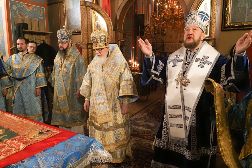 Представители Поместных Православных Церквей приняли участие в праздничном богослужении в Болдином монастыре