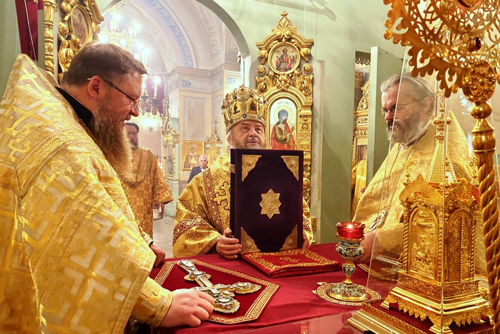 В престольный праздник Подворья Православной Церкви Чешских земель и Словакии совершено архиерейское богослужение