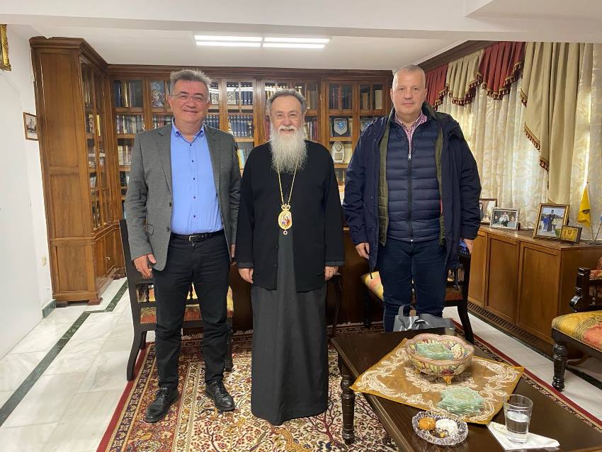 Επίσκεψη του νέου Δημάρχου Κορίνθου στον Μητροπολίτη Διονύσιο