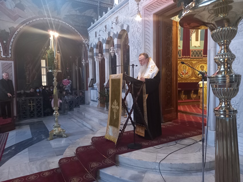 Κυριακή προ της Χριστού Γεννήσεως στην Κόρινθο