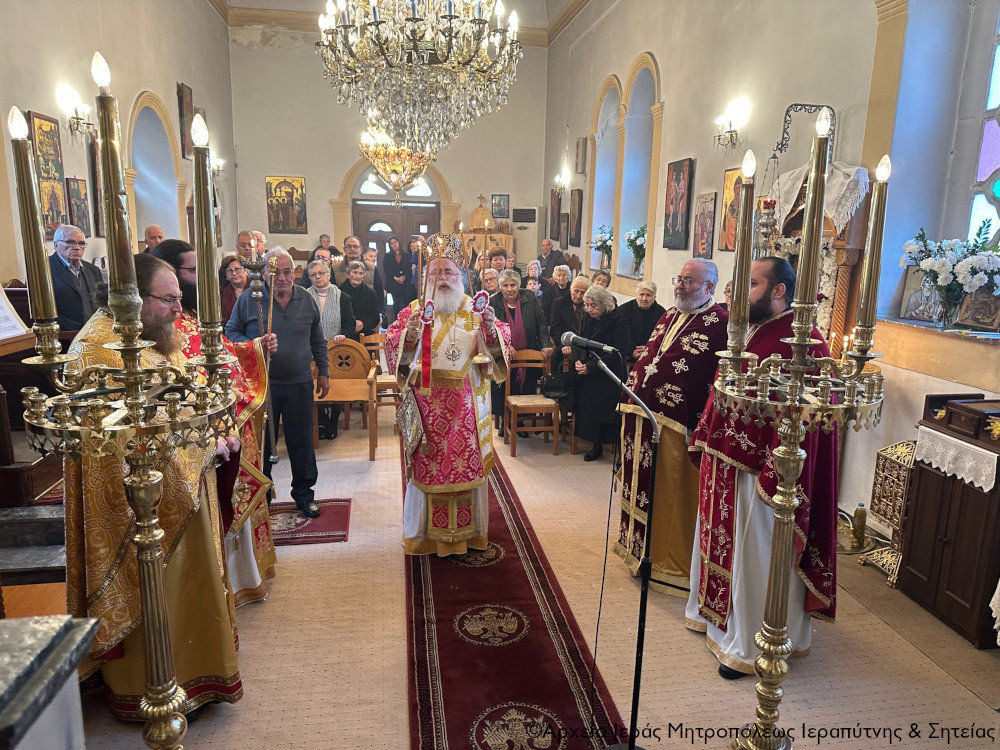 Μητροπολίτης Ιεραπύτνης: Παράδειγμα δύναμης πίστης, αγάπης και συγχωρητικότητας ο Άγιος Στέφανος