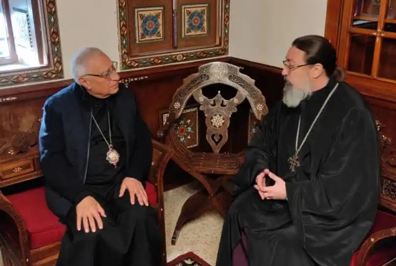 Состоялась встреча Патриарха Мелькитской Церкви Юcефа I Абси с представителем Русской Православной Церкви
