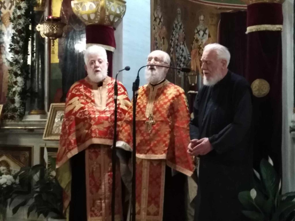 Κατανυκτικός αίνος, για τον Άγιο Σπυρίδωνα, στον ομώνυμο ναό του Παγκρατίου