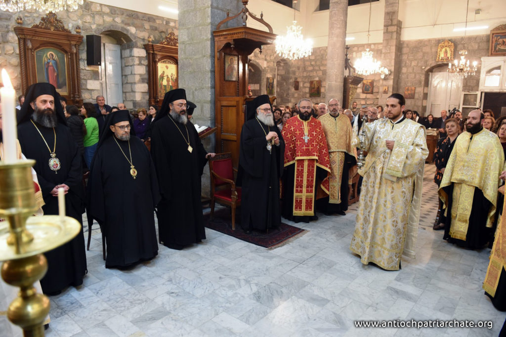 غروب عيد القدّيس يوحناّ الدمشقيّ والقديسة بربارة