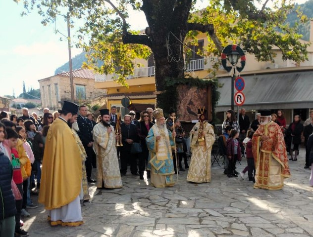 Ο Μυστράς τίμησε τη μνήμη του Πολιούχου Αγίου Σπυρίδωνος