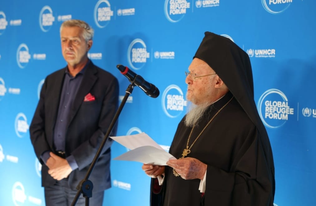 كلمة قداسته في المنتدى العالمي للاجئين