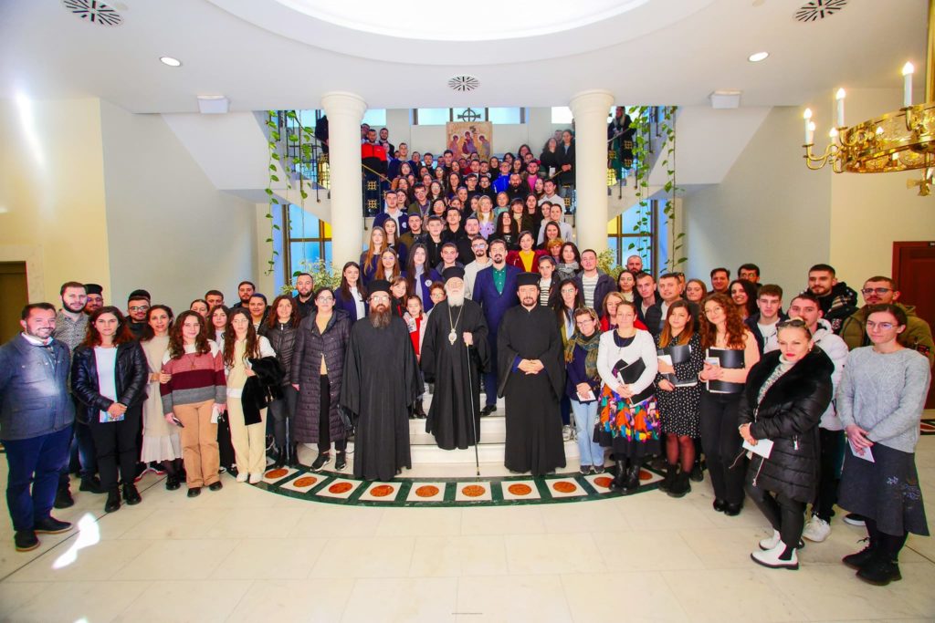 Τakim atëror me Kryebariun , Fortlumturinë e Tij Kryepiskopin e Tiranës, Durrësit edhe I Gjithë Shqipërisë Pr. Dr. Anastasin