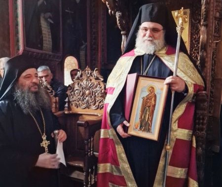Η Ιερά Μονή Παντοκράτορος Αγίου Όρους υποδέχθηκε τον Μητροπολίτη Ταμασού