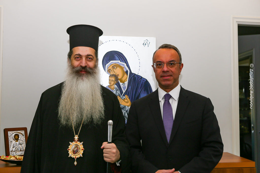 Ευχές Μητροπολίτη Φθιώτιδος στον εορτάζοντα Υπουργό Υποδομών και Μεταφορών Χρήστο Σταϊκούρα