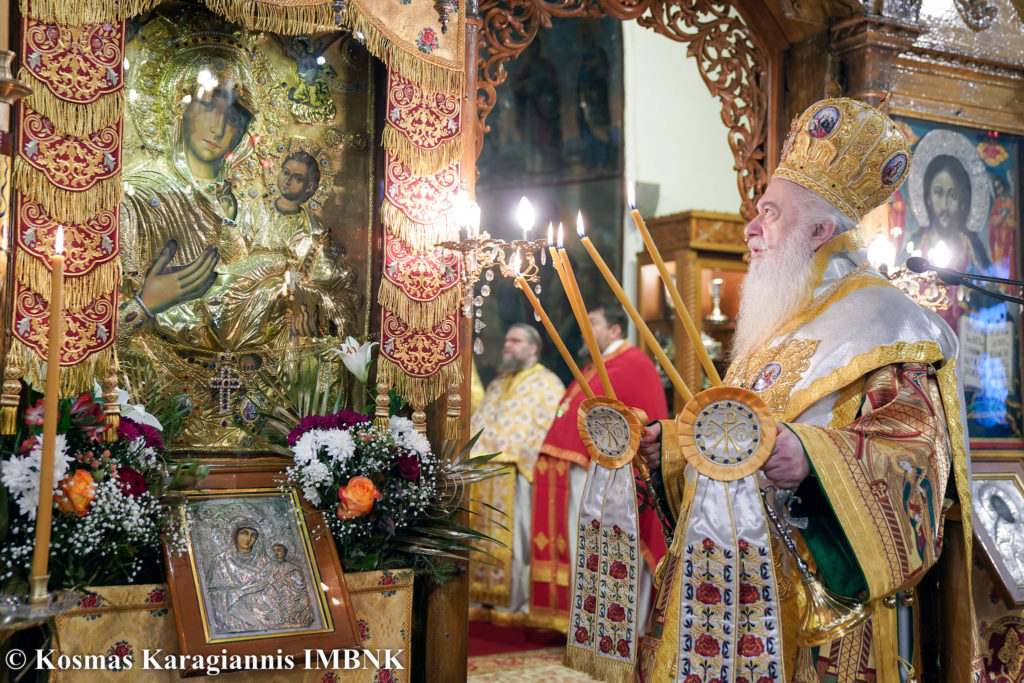 Η Σύναξη της Υπεραγίας Θεοτόκου στη Νάουσα