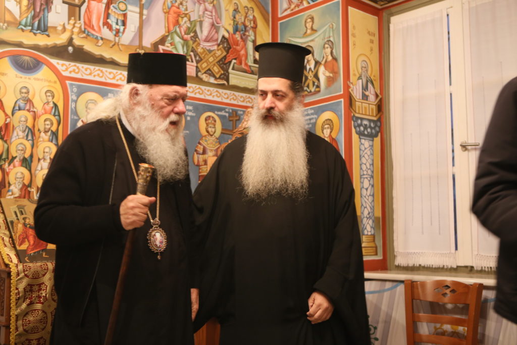 Ο Αρχιεπίσκοπος Ιερώνυμος στη Λαμία