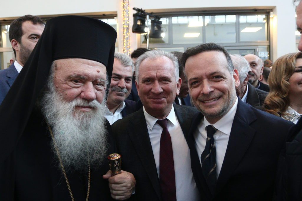 Ο Αρχιεπίσκοπος Ιερώνυμος στην τελετή ορκωμοσίας του Δημάρχου Αθηναίων Χάρη Δούκα