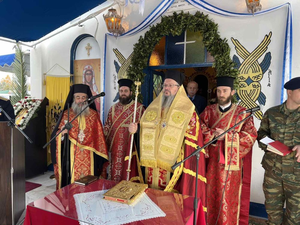 Δοξολογία για την Προστάτιδα του Πυροβολικού Αγία Βαρβάρα στο Στρατόπεδο «Μπουγά»