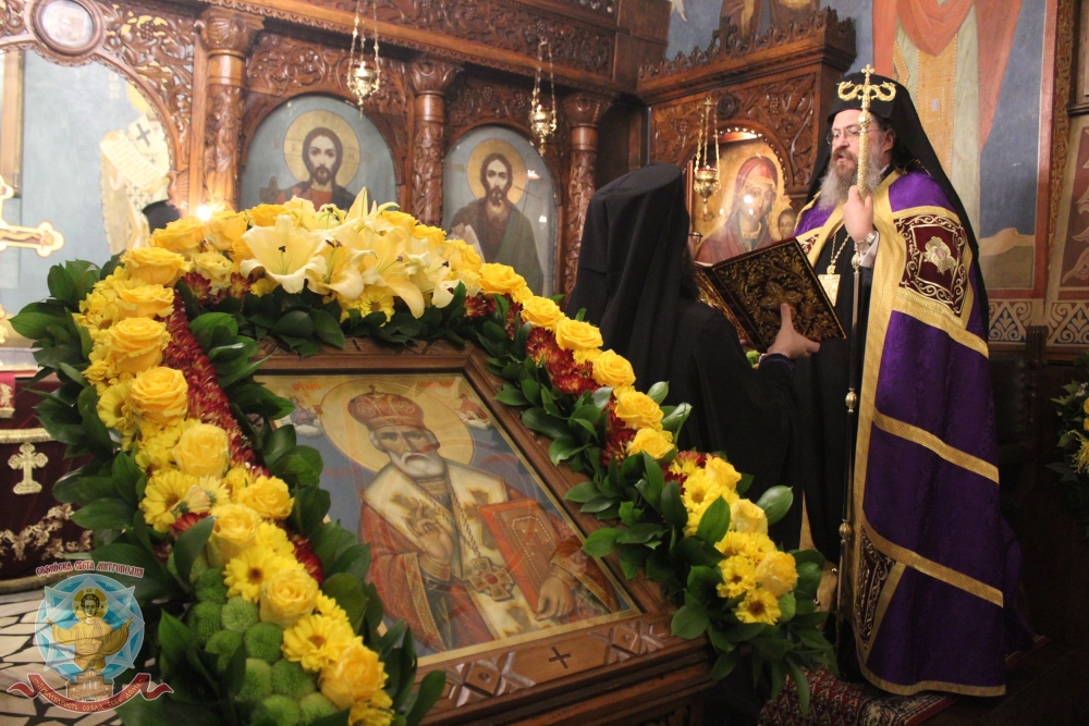 Архиерейска вечерня в чест на св. Николай Мирликийски Чудотворец