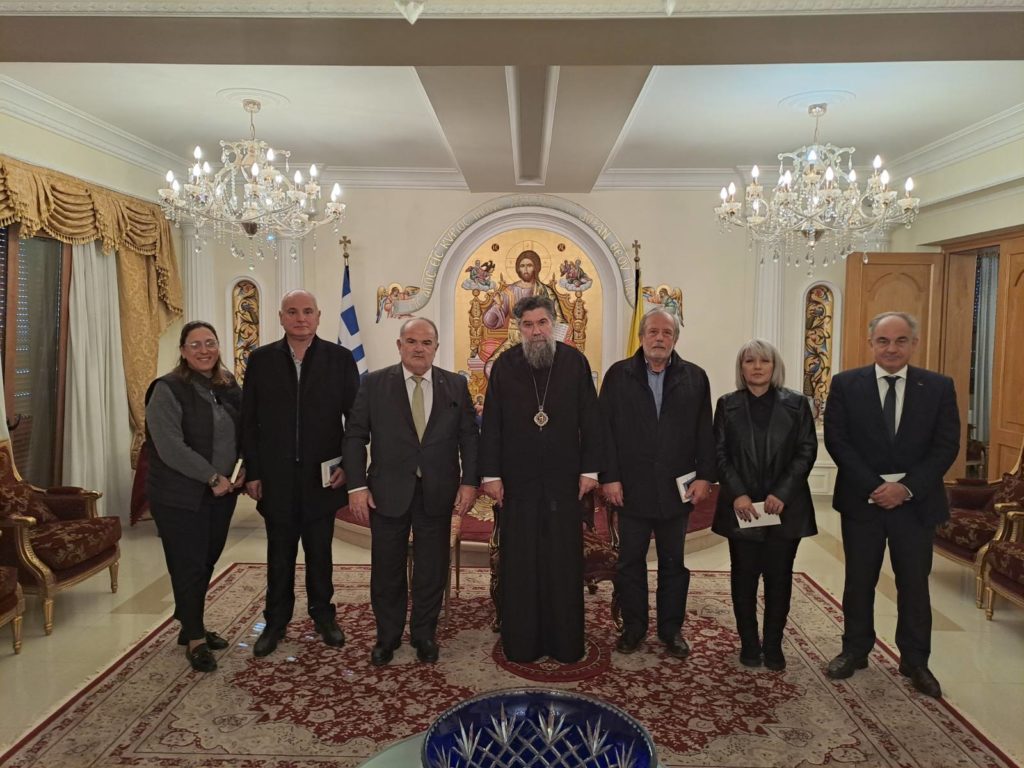 Επίσκεψη κλιμακίου της Γ.Σ.Ε.Β.Ε.Ε. στον Μητροπολίτη Σερρών