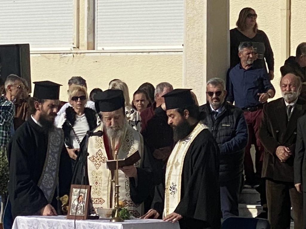 Ο Μητροπολίτης Καρυστίας στην Σχολή Εμποροπλοιάρχων Κύμης