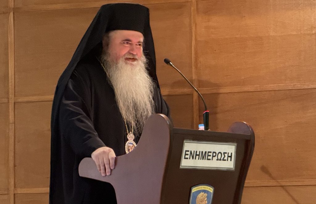 Ο Μητροπολίτης Καλαμαριάς στην Σχολή Πολέμου Στρατού Ξηράς