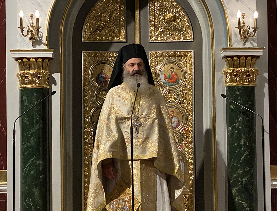 Αγρυπνία και ομιλία του Αρχιμανδρίτη π. Νήφωνος Καπογιάννη στον Ι.Ν. Ευαγγελιστρίας Πειραιώς