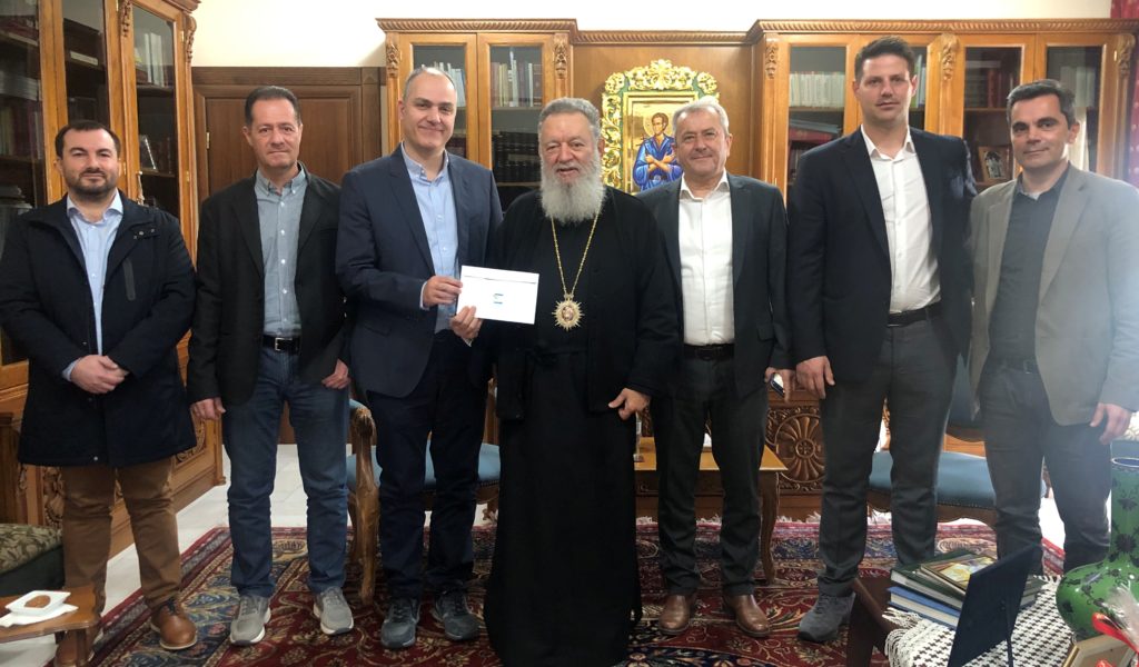 Δωρεά του Αντιπεριφερειάρχη Π.Ε. Ευβοίας στο Γηροκομείο Χαλκίδος