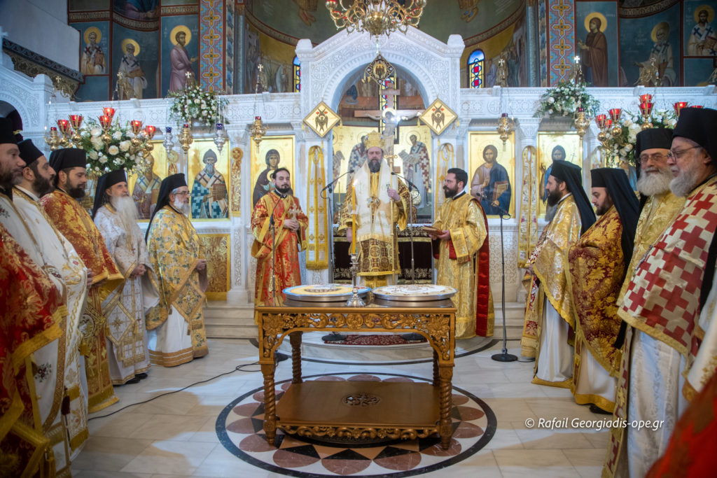 Λαμπρός ο εορτασμός του Αγίου Σπυρίδωνα στην Τριανδρία (ΦΩΤΟ)