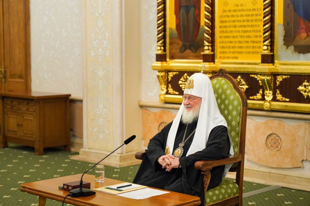 Выступление Святейшего Патриарха Кирилла на встрече с победителями и призерами I и II Общероссийских олимпиад по богословию