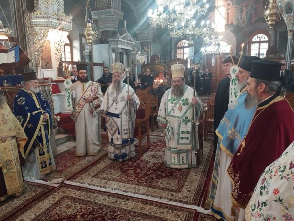 Ο Επίσκοπος Μπουκόμπας στην Ιερά Μητρόπολη Χίου 